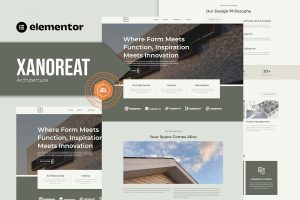 Download Xanoreat - Architecture Elementor Template Kit