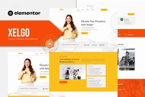 Download Xelgo - Social Media Marketing Elementor Template Kit