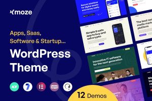 Download Xmoze - Saas Software Startup WordPress