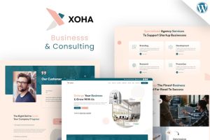 Download Xoha | Start-up Consulting WordPress Theme