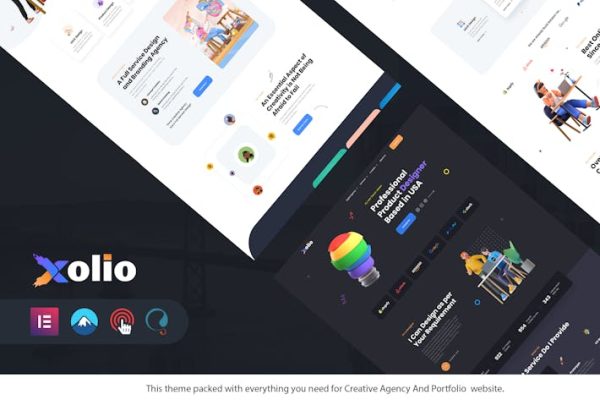 Download Xolio - Creative Agency & Portfolio WordPress Them