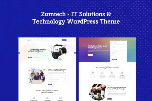 Download Zumtech IT Solutions & Technology WordPress Theme