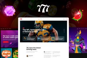 Download 777 Betting, Casino & Affiliate WordPress Theme
