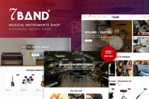 Download 7Band - Musical Instruments Shop Shopify Theme Musical Instruments Shop Shopify Theme