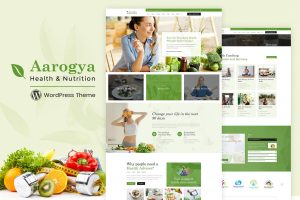 Download Aarogya | Nutrition, Weight Loss WordPress Theme Food & Nutrition, Fitness Training, Health Consulting Business Diet Coach, Wellness Guide Websites.