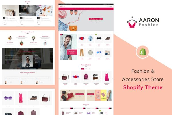 Download Aaron - Fashion Shopify Theme Fashion Store Shopify Theme. Responsive and Sections Ready, Drag & Drop Layout, Powerful Adminpanel.
