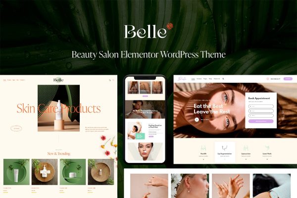 Download Abelle Beauty Salon Elementor WordPress Theme