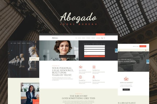 Download Abogado Lawyer Firm & Legal Bureau WordPress Theme