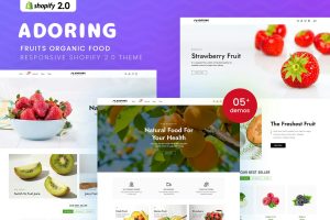 Download Adoring - Fruits Organic Food Shopify 2.0 Theme Fruits Organic Food Responsive Shopify 2.0 Theme