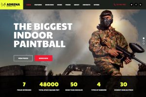 Download Adrena | Airsoft Club & Paintball WordPress Theme