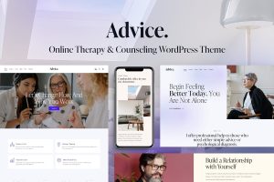 Download Advice Online Therapy & Counseling WordPress Theme