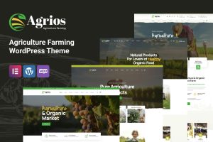 Download Agrios - Agriculture Farming WordPress Theme Agriculture Farm, Organic Food Farm & Products Store Dairy Farm Elementor WordPress Theme