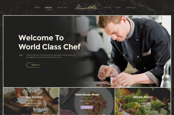 Download Alanzo Personal Chef & Catering WordPress Theme