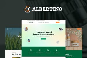 Download Albertino Science Laboratory Research & Technology WordPress Theme