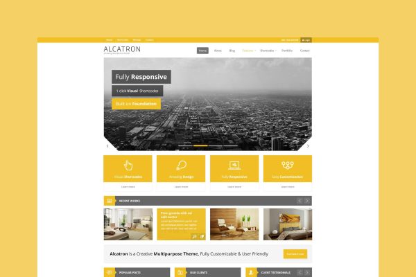 Download Alcatron -Multipurpose Responsive Template