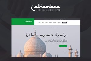 Download Alhambra Islamic Centre WordPress Theme + RTL