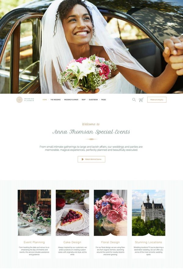 Download Alis - Wedding Planner WordPress Theme The Ultimate Niche Theme for the Wedding Industry