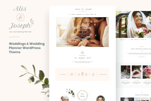 Download Alis - Wedding Planner WordPress Theme The Ultimate Niche Theme for the Wedding Industry