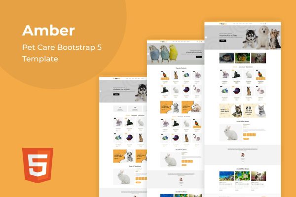 Download Amber - Pet Care Bootstrap 5 Template The Amber Pet Care Bootstrap 5 Template structure is a perfect solution to quick-start something rem