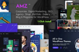 Download AMZ - All in One Creative WordPress Theme Modern Creative WordPress Theme, All in One  UX UI Design, One Click Install No Coding Required