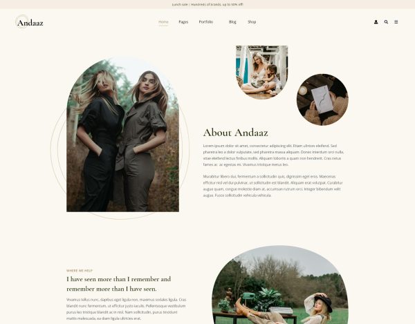 Download Andaaz - Lifestyle and Travel Blog WordPress Theme For all modern creative, Lifestyle magazine , and travel blog website