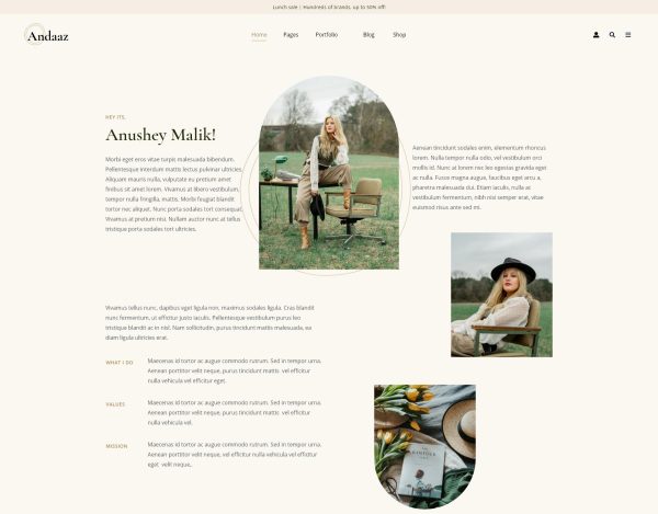 Download Andaaz - Lifestyle and Travel Blog WordPress Theme For all modern creative, Lifestyle magazine , and travel blog website