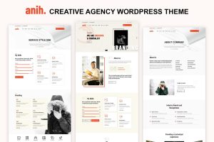 Download Anih - Creative Agency WordPress Theme agency, business, clean, creative portfolio, digital agency, digital marketing company, innovative