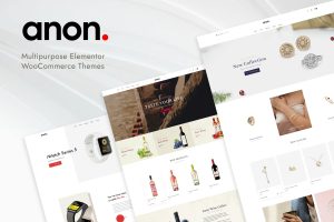 Download Anon - Multipurpose Elementor WooCommerce Themes Elementor WooCommerce Theme