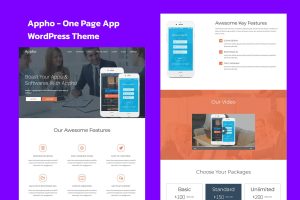 Download Appho - App & Software Landing WordPress Theme Appho – App & Software Landing Page WordPress Theme is a responsive, clean and modern designed