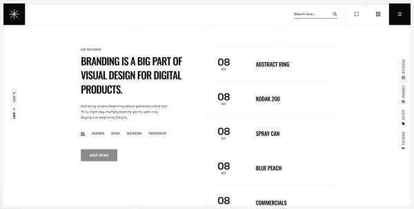 Download Archee - Creative Agency & Portfolio WP Theme A modern, minimalist and creative WordPress portfolio theme.