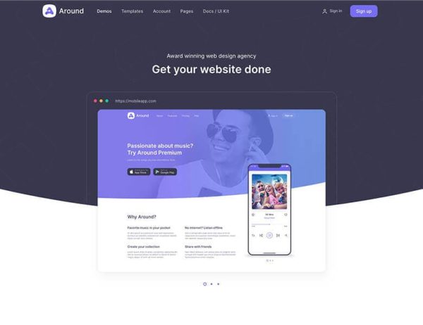 Download Around - Multipurpose Business WordPress Theme Multipurpose Business Theme designed to facilitate the needs of businesses from different niches