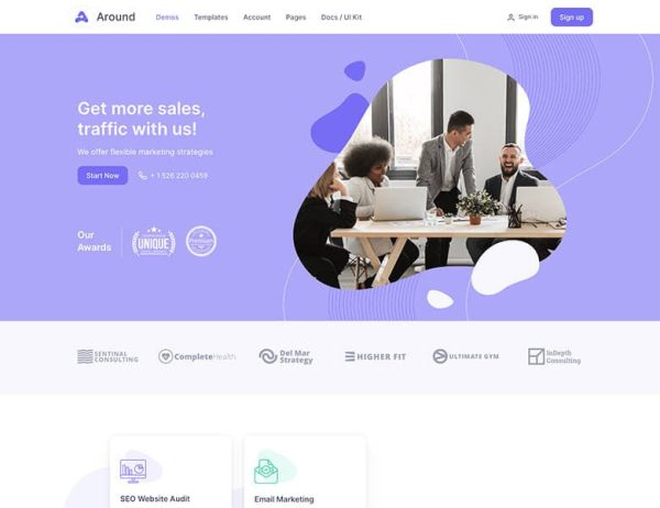 Download Around - Multipurpose Business WordPress Theme Multipurpose Business Theme designed to facilitate the needs of businesses from different niches