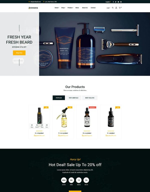 Download Arowana - Beard Oil Shopify Theme OS 2.0 Arowana – Beard Oil & Barber Shop Shopify Theme OS 2.0