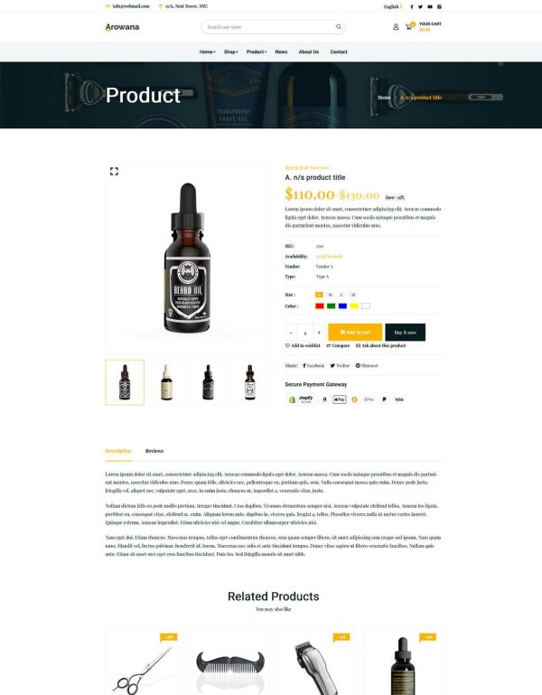 Download Arowana - Beard Oil Shopify Theme OS 2.0 Arowana – Beard Oil & Barber Shop Shopify Theme OS 2.0