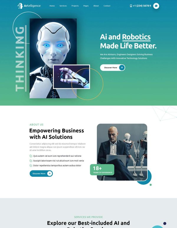 Download Artelligence | AI & Robotics WordPress Theme AI & Robotics WordPress Theme