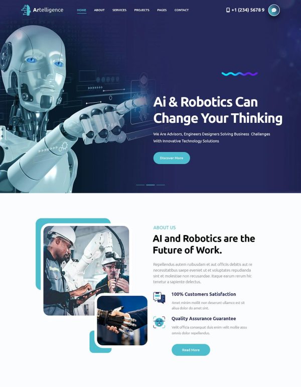 Download Artelligence | AI & Robotics WordPress Theme AI & Robotics WordPress Theme