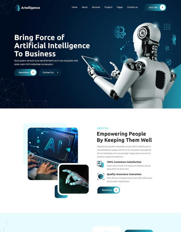 Download Artelligence | AI & Robotics WordPress Theme AI & Robotics WordPress Theme