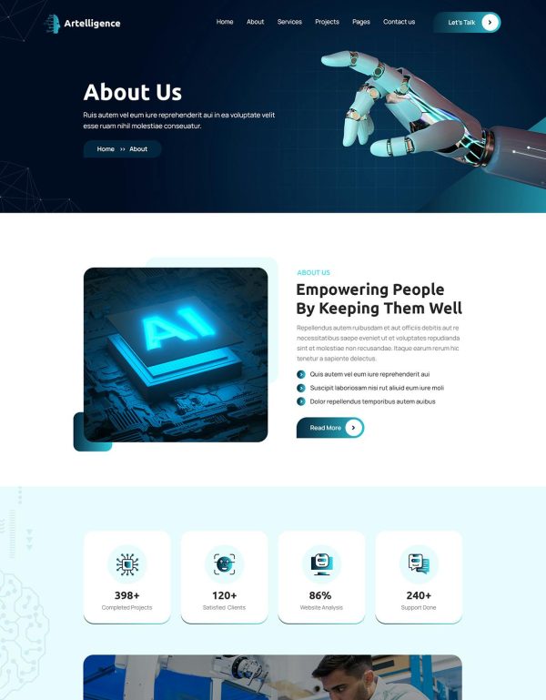 Download Artelligence | AI & Robotics WordPress Theme AI & Robotics WordPress Theme