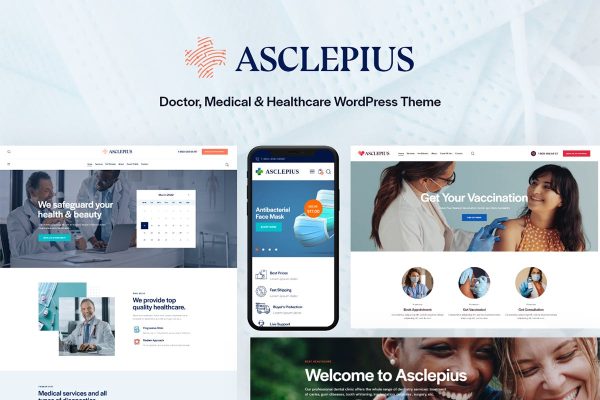 Download Asclepius Doctor, Medical & Healthcare WordPress Theme
