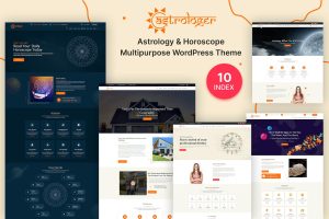 Download Astrologer - Horoscope & Palmistry WordPress Theme Astrology Theme Clean, Unique, and Creative  theme specifically designed for astrology services.