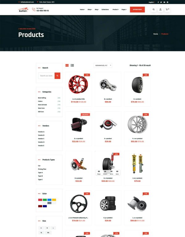 Download Autixir - Auto Parts Shop Shopify Theme OS 2.0 Autixir – Auto Parts Shop & Car Repair Services Multipurpose Responsive Shopify Theme OS 2.0