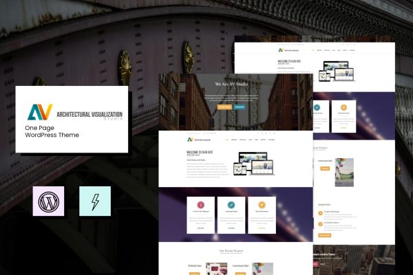 Download AV Studio - One Page WordPress Theme One Page WordPress Theme