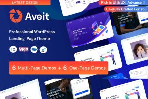 Download Aveti - Elementor Landing Page WordPress Theme Designed for all modern Landing Page sites, Easily Create any Business Landing Page, SaaS Software