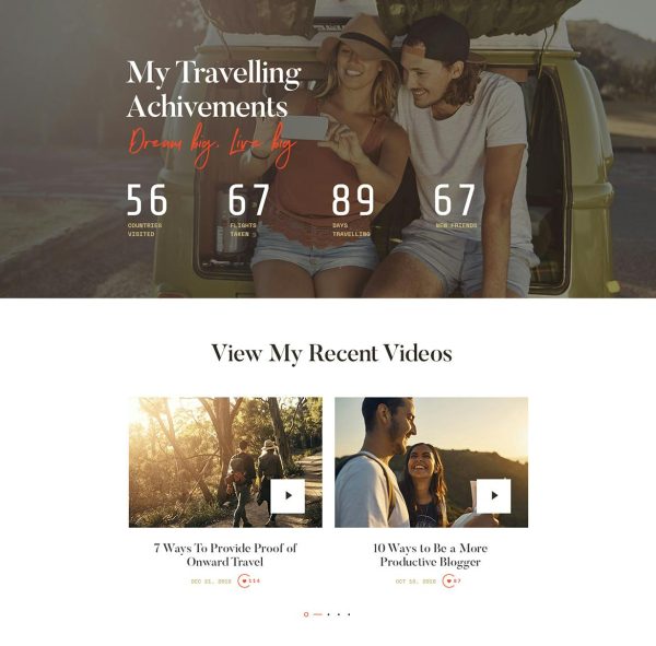Download Avventure Personal Travel & Lifestyle Blog WordPress Theme