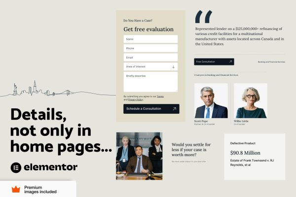 Download Avvocato - Lawyer & Attorney WordPress Theme The Ultimate WordPress Elementor Pro Theme for Lawyers and Attorneys