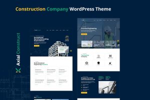 Download Axial – Construction Company WordPress Theme agency, architecture, building, business, construct, construction, corporate, elementor
