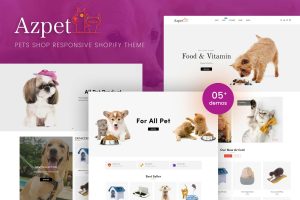 Download Azpet - Pet Food Shop Responsive Shopify Theme Pet Food Shop Responsive Shopify Theme