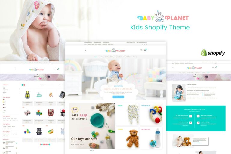 Download Baby Planet | Kids Toys & Responsive Shopify Theme Children, Infants and Baby Products like Dolls, Toys, Education Materials, Gaming Accessories...