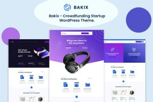 Download Bakix - Crowdfunding, Fundraising WordPress Theme Bakix –  for all kinds of niches, like charity, NGO, non-profit organization, donation, church etc