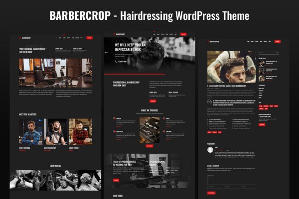 Download Barbercrop – Hairdressing WordPress Theme barber, barbershop, beard, beauty, brutalism, elementor, hair, haircut, hairdresser, hairdressing